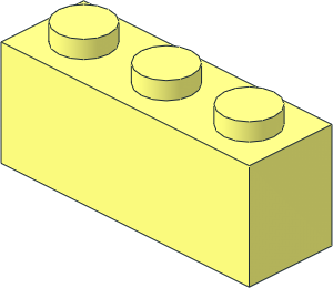 Brick  1 x  3