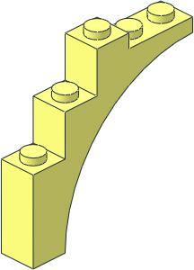 Arch  1 x  5 x  4 with Thin Walls