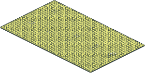 Baseplate 24 x 40 with Set 373 Dots Pattern