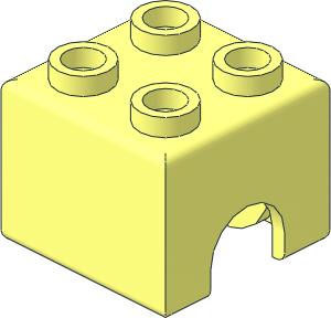 Technic Piston  2 x  2 Block