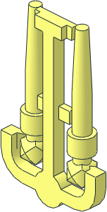 Minifig Tool Wands on Sprue