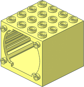 Technic Holder Block  4 x  4 x  3