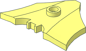 Animal Bat Emblem  3 x  4