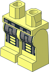 ~Minifig Hips and Legs with Robot Pattern (Obsolete)