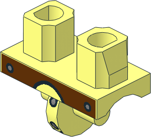 ~Minifig Hips with LOTR Leather Armour Pattern (Obsolete)