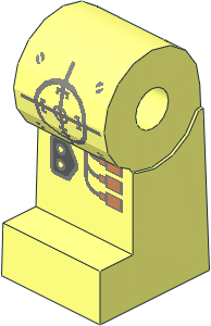 ~Minifig Leg Right with Insectoids Robot Pattern (Obsolete)