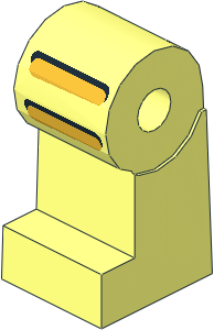 ~Minifig Leg Right with Astro Pattern (Obsolete)