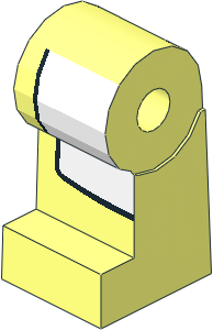 ~Minifig Leg Right with White Apron Pattern (Obsolete)