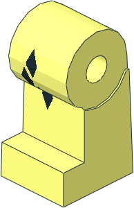 ~Minifig Leg Right with  3 Black Diamonds Pattern (Obsolete)