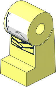 ~Minifig Leg Right with SW White Leggings Pattern (Obsolete)