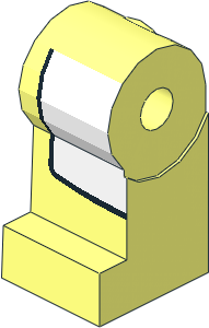 ~Minifig Leg Right with White Apron Pattern (Obsolete)