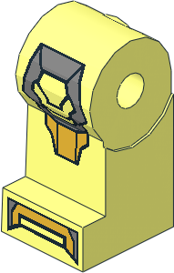 ~Minifig Leg Right with Iron Man Armoured Suit Mark XVII Pattern (Obsolete)