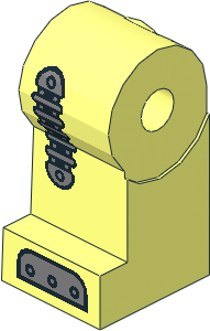 ~Minifig Leg Right with Clockwork Robot Pattern (Obsolete)