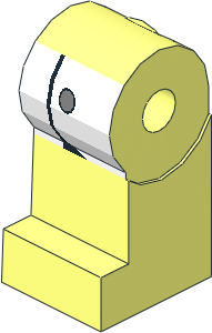 ~Minifig Leg Right with Laboratory Smock Pattern (Obsolete)