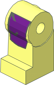 ~Minifig Leg Right with Purple Greatcoat Pattern (Obsolete)