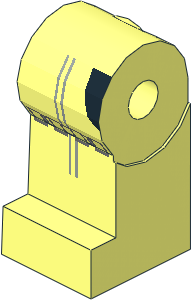 ~Minifig Leg Right with SW Stormtrooper Pattern (Obsolete)