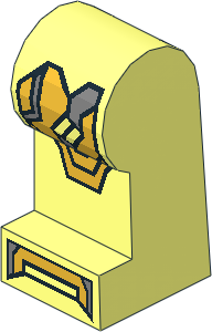 ~Minifig Leg Left with Iron Man Armoured Suit Mark XLII Pattern (Obsolete)