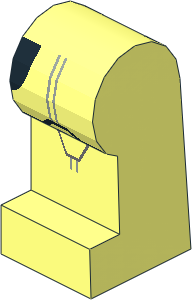 ~Minifig Leg Left with SW Stormtrooper Pattern (Obsolete)