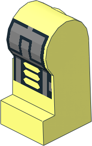 ~Minifig Leg Left with Robot Pattern (Obsolete)