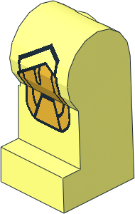 ~Minifig Leg Left with Iron Man Armoured Suit Mark VI Pattern  (Obsolete)