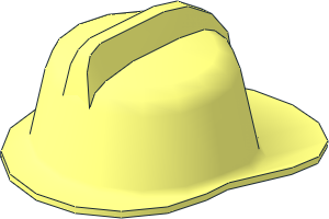 Minifig Fire Helmet