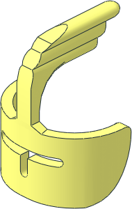 Minifig Helmet Visor with Grille and Feather