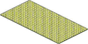 Baseplate 16 x 32 with Square Corners