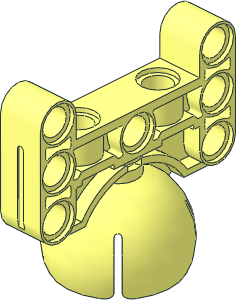 Technic Beam  5 x  3 H-shaped with Ball Socket