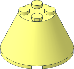 Cone  4 x  4 x  2 without Axlehole