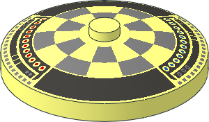 Dish  4 x  4 Inverted with SW Dejarik Hologame Board Pattern