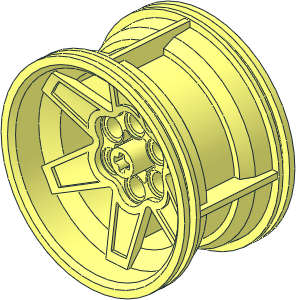 Wheel Rim 34 x 56 with  6 Spokes and  6 Pegholes