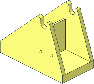 Ladder Support  2 x  4 x  2.5 Fabuland