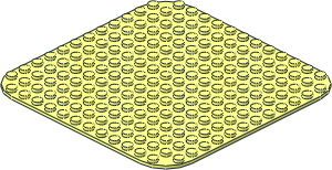 Baseplate 14 x 14 with Rounded Corners