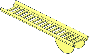 Ladder  4 x 15.6 with Semi-Circular Pivot