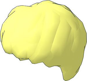 Minifig Hair Short Tousled