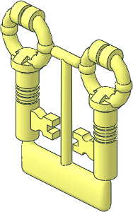 Minifig Keys on Sprue