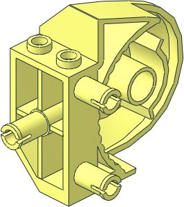 Animal Dinosaur Body Quarter with Pins