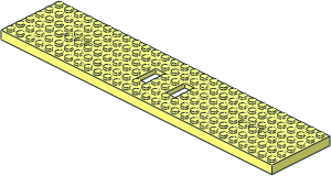 Train Base  6 x 28 with  8 Holes