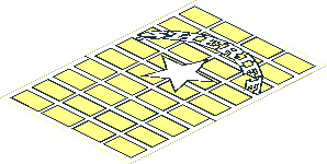 Sticker  5.4 x  3.6 with "Sheriff" and Star