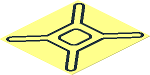 Sticker  2.0 x  1.8 with Black Jerrican Outline