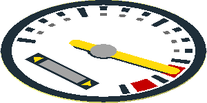 Sticker  1.9 x  1.9 Round Speedometer