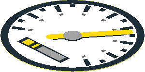 Sticker  1.9 x  1.9 Round Tachometer