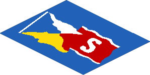 Sticker  2.4 x  3 with Stena Flag