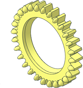 ~Technic Differential Crown Wheel 28 Tooth