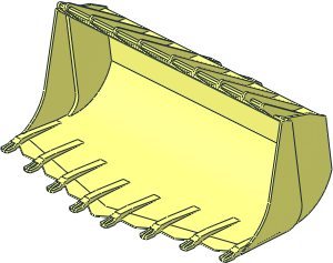 Technic Excavator Bucket 23 x 13
