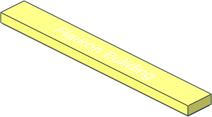 Tile  1 x  8 with "Flatiron Building" Pattern