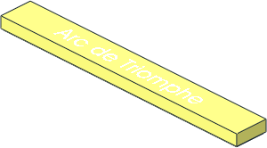 Tile  1 x  8 with "Arc de Triomphe" Pattern