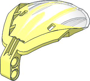 Technic Windscreen  4 x  5 x  7 with Blended Clear Streaks Pattern