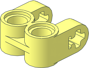 Technic Cross Block 2 x 2 Split (Axle/Twin Pin)