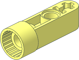 Technic Beam  3.8 x  1 Liftarm with Click Rotation Ring Socket